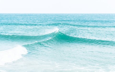 time lapse photography of ocean wave photo