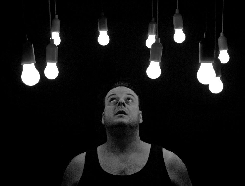 Light awakening looking into the light