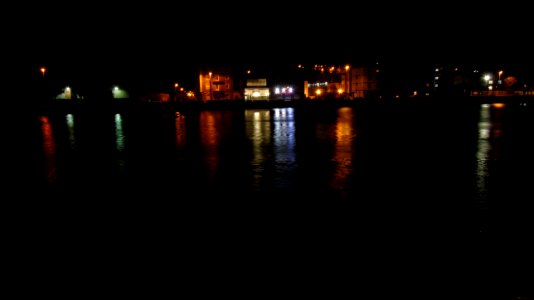 Sestao, Night, Reflection