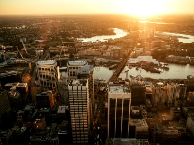 Sydney, Sunset, Sydney tower eye photo