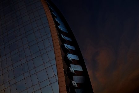 low angel photography of building