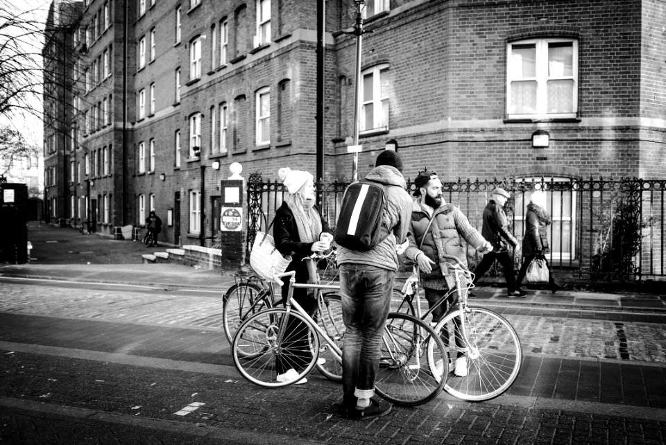 London, United kingdom, B w photo