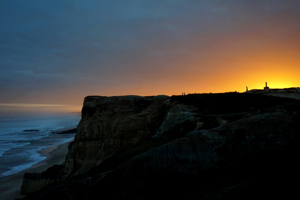 rock formation seashore