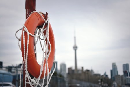 orange and white basketball hoop photo