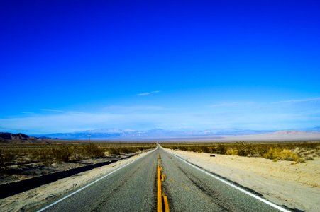 Blue, Scape, Road