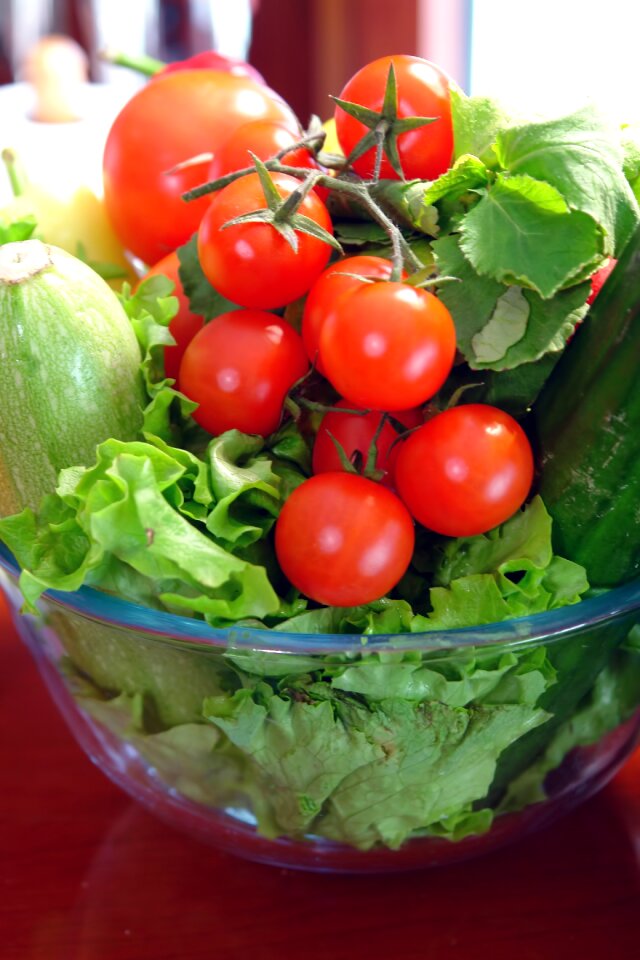 Fresh vegetable food