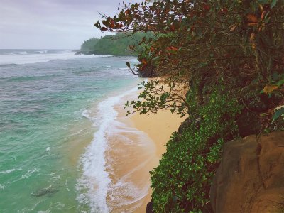 Hideaway beach, Princeville, United states photo