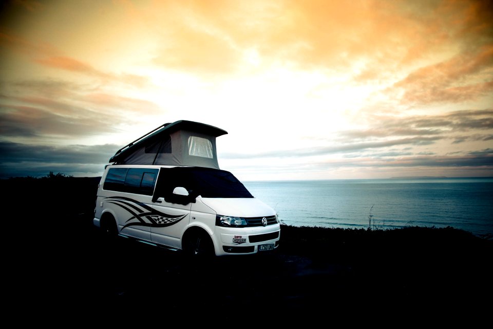 Woolacombe beach, United kingdom, Camper