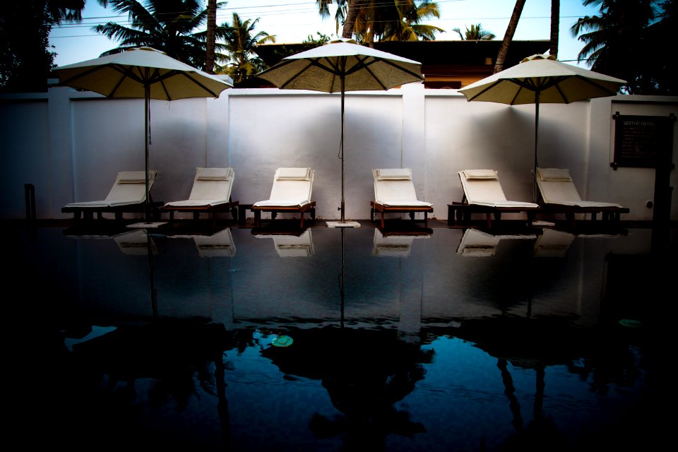 Chairs, Swimming pool, Cochin
