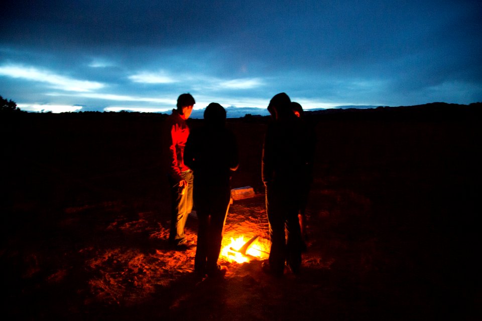 Utah, United states, Campfire