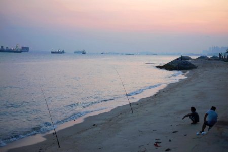 Singapore, Ship, Beach