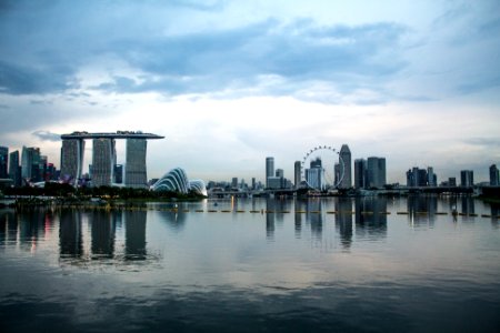 Singapore, Marina barrage, Coastal