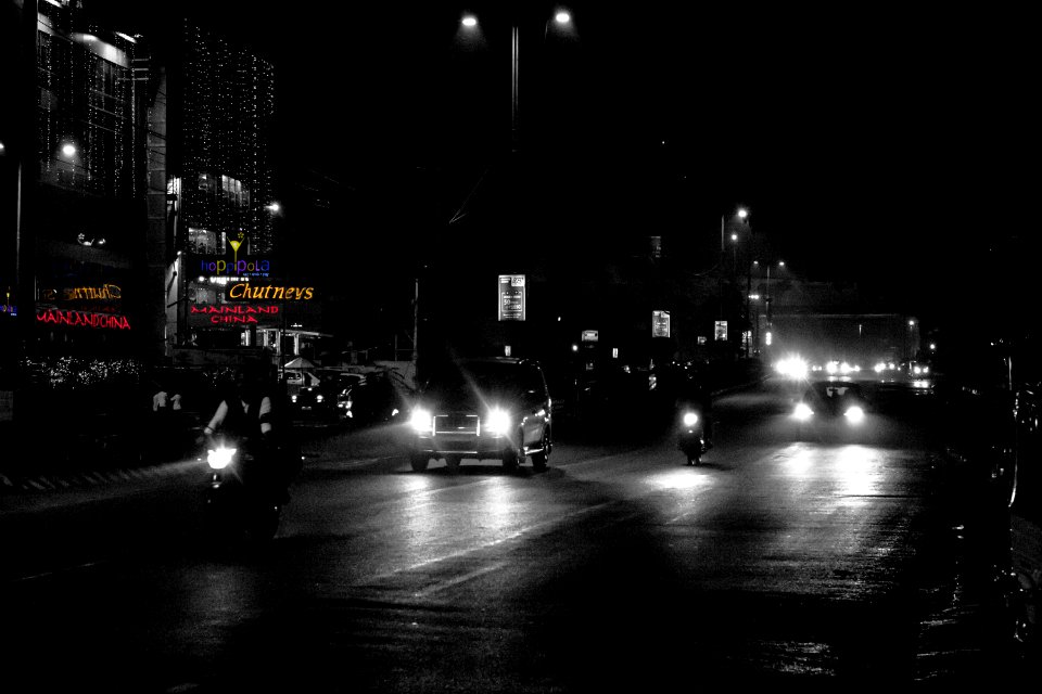 Hitech city bus stop, Hyderabad, India