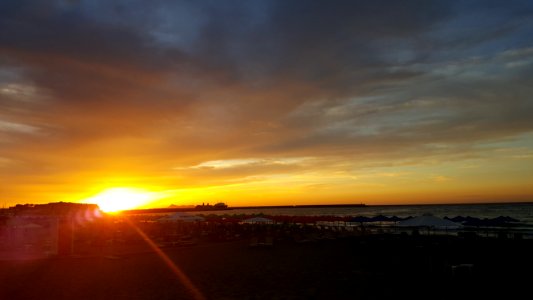 Greece, Rethymno, Sunset