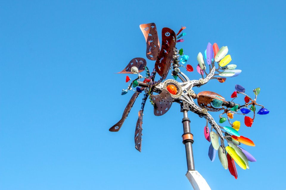 Colorful, Steel, Wind mill
