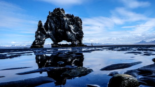 elephant island on body of water photo