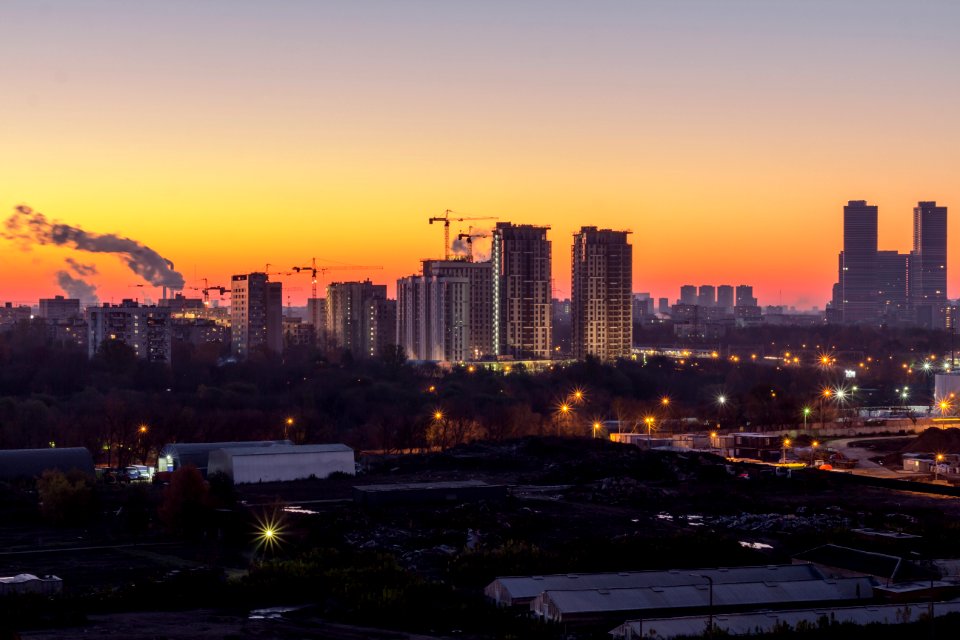 Moscow, Russia, Sunrise