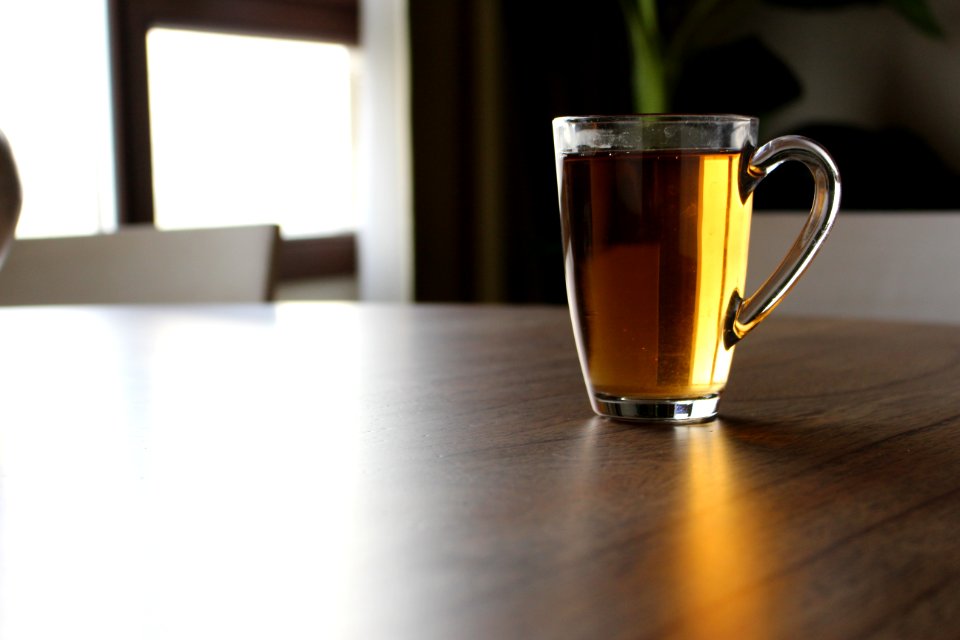 Glass, Winter, Tea