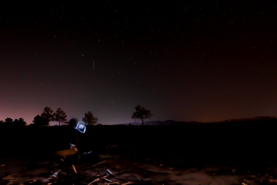 Ofrinio, Greece, Night shooting