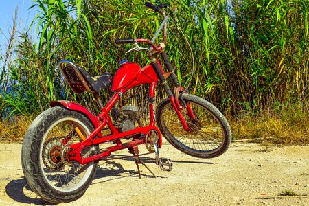 Vehicle motorbike handmade photo