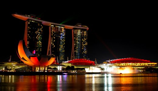 Singapore, Marina bay, Casino photo