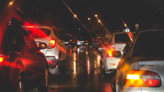 Nighttime, Night, Traffic