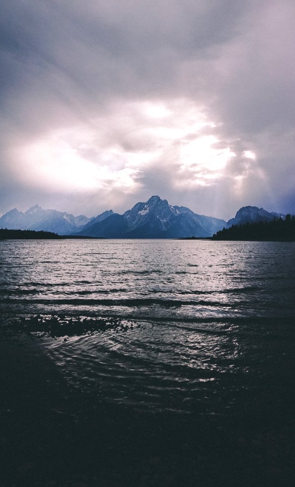 Clouds,  teton, Mountain