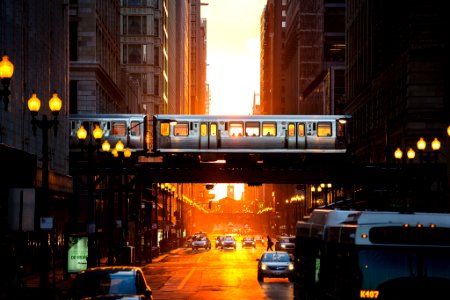 Chicago, United states, Sunset