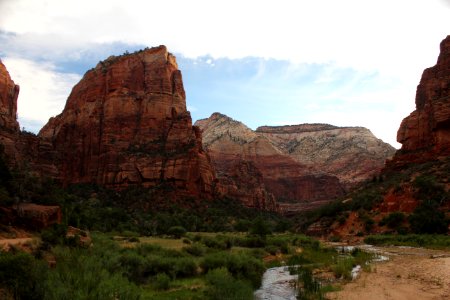 Zion national park, United states, Clouds