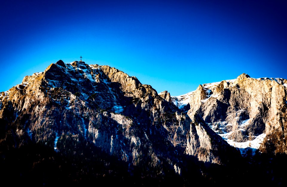 Romania, Bucegi mountains, Cross