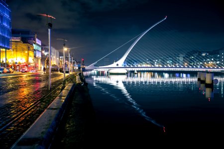 Dublin, Irel, Samuel beckett bridge