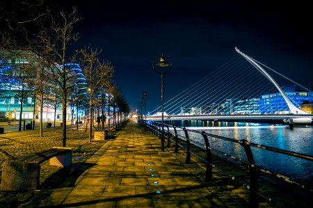 Dublin, Irel, Samuel beckett bridge