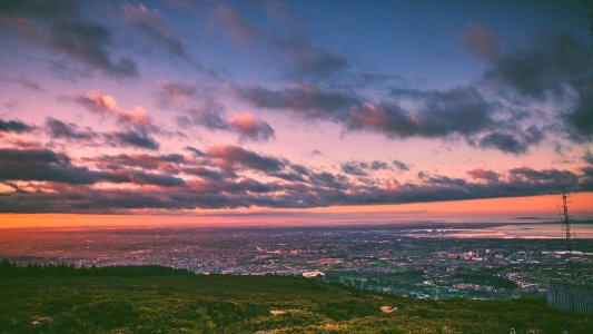 Dublin, Irel, Sunset photo