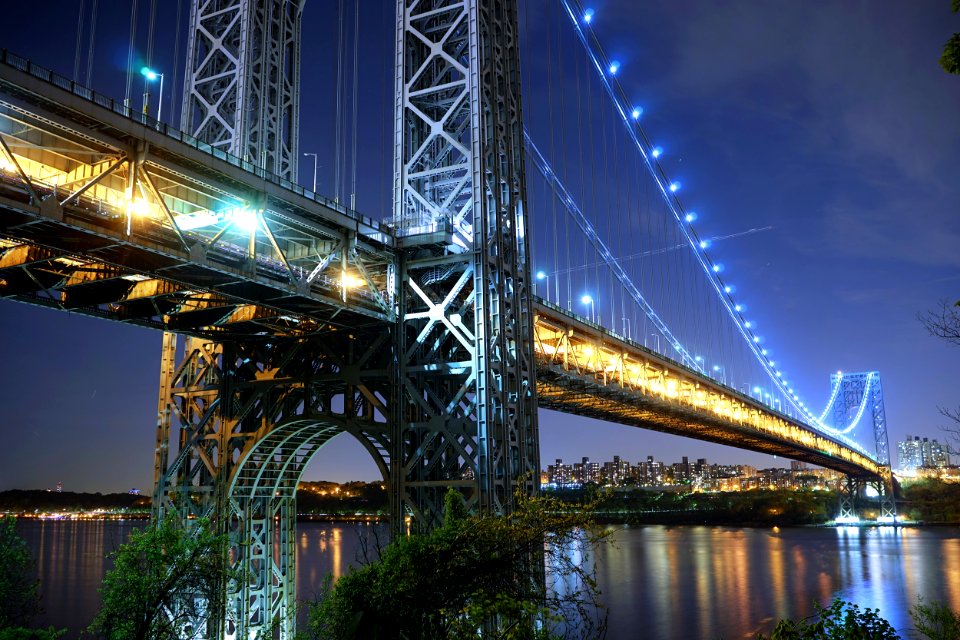 Washington bridge, New york, United states photo