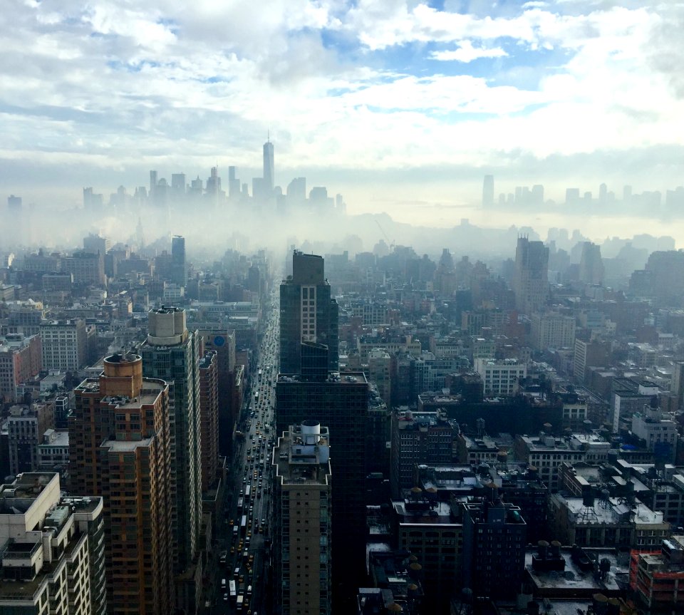 aerial photography of city high-rise buildings at daytime photo