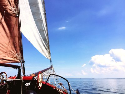 Blue, Sailing, Water photo