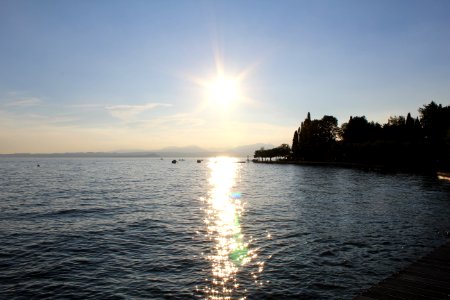 Lake garda, Italy, Sun photo