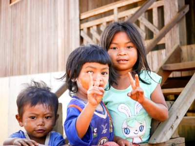 Mondulkiri province, Cambodia, Children photo