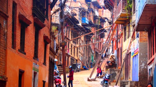Nepal, Colors, Broken house