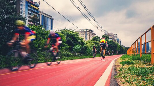 Two wheels signaling respect