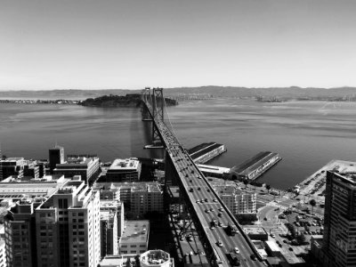 City, Bay, Ocean