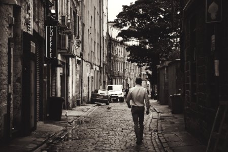 Old, Cobblestone, European