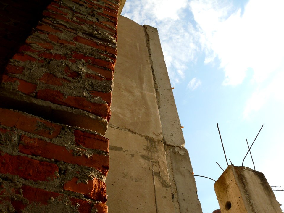 Brick wall, Construction, Building