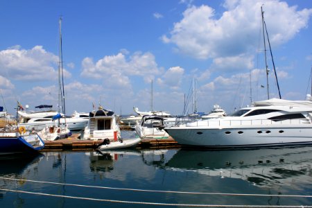 The sea port, Odessa, Ukraine photo