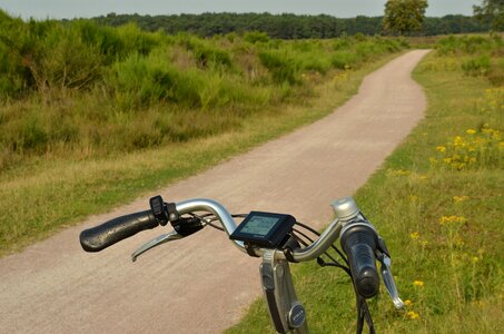 Bike path landscape nature