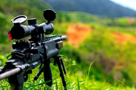 rules of third photography of sniper rifle