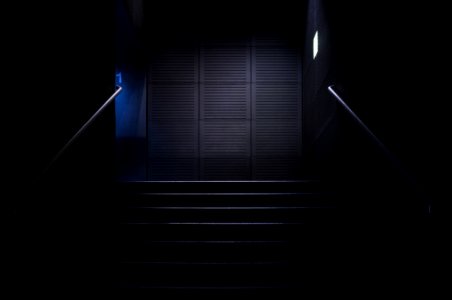 dark staircase photo