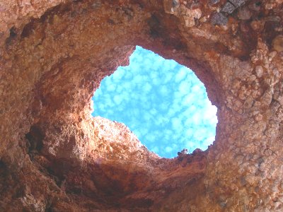 Hole, Sky, Rock