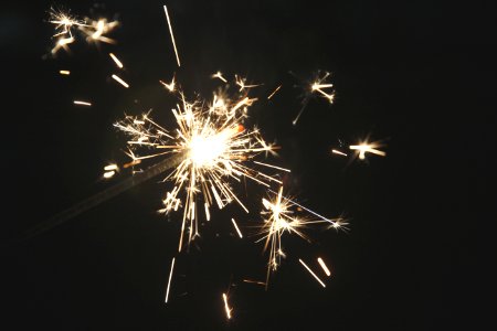 Light, Fireworks, Sparkler photo