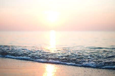water on seashore